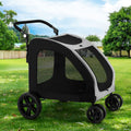 i.Pet Stroller Dog Pram Large Carrier Cat Travel Foldable Strollers 4