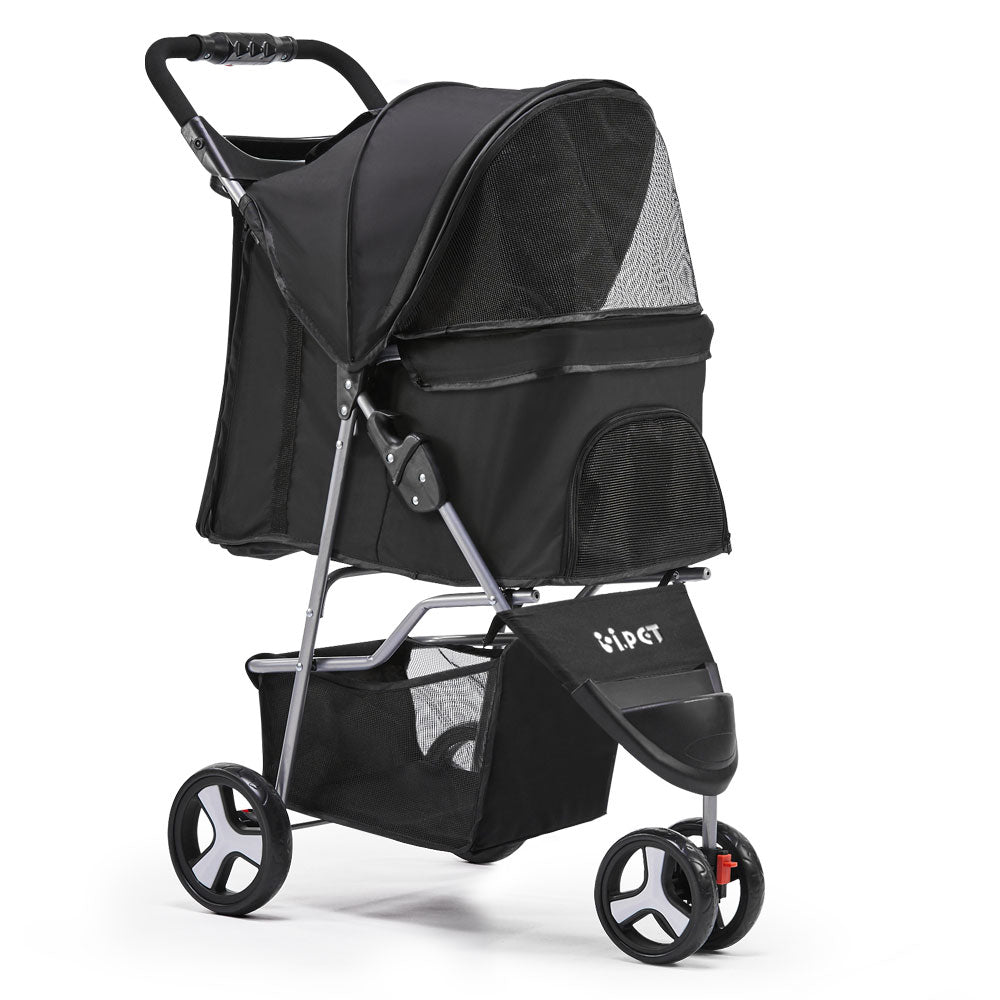 i.Pet Stroller Dog Pram Cat Carrier Large Travel Pushchair Foldable 3