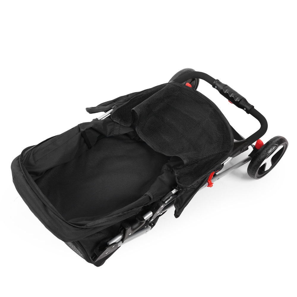 i.Pet Stroller Dog Pram Cat Carrier Large Travel Pushchair Foldable 3