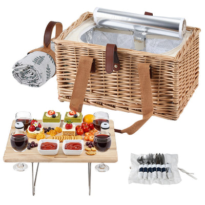 Alfresco 4 Person Picnic Basket Set