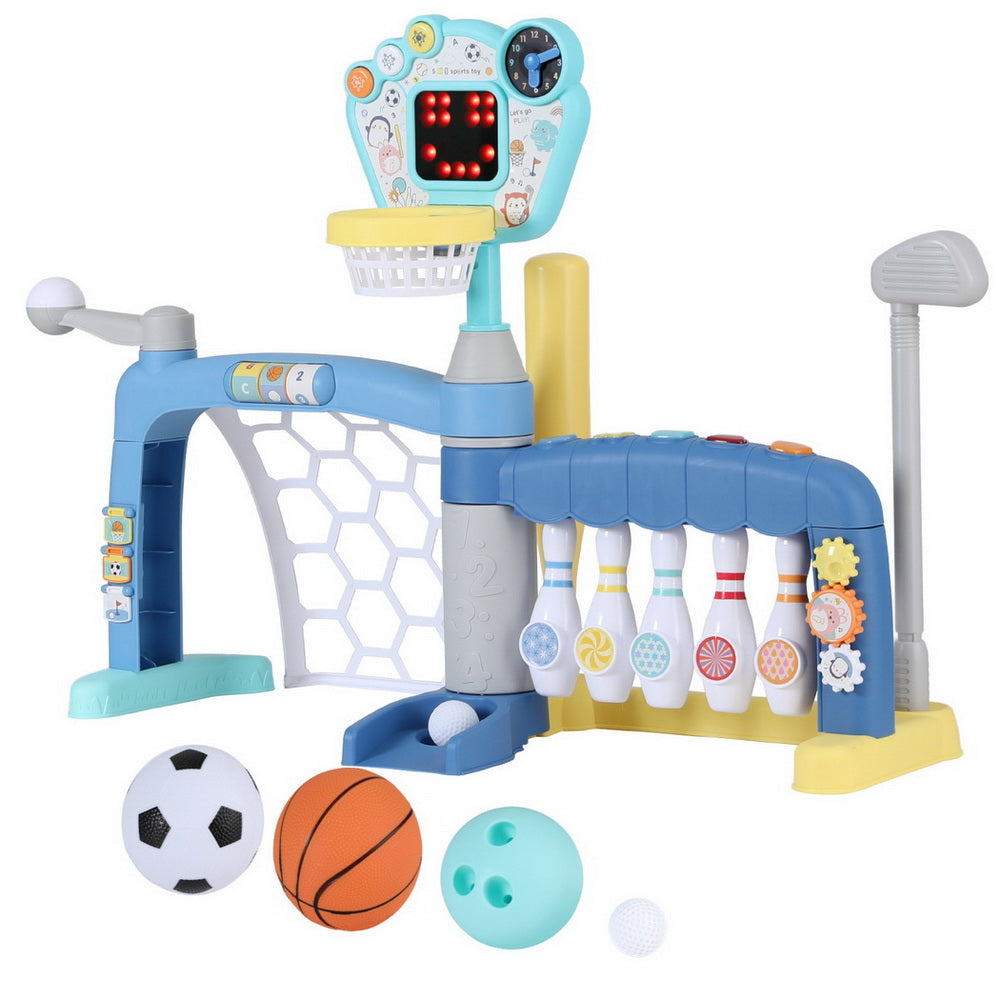 Keezi Kids Basketball Hoop Stand Bowling Baseball Golf Game Sports