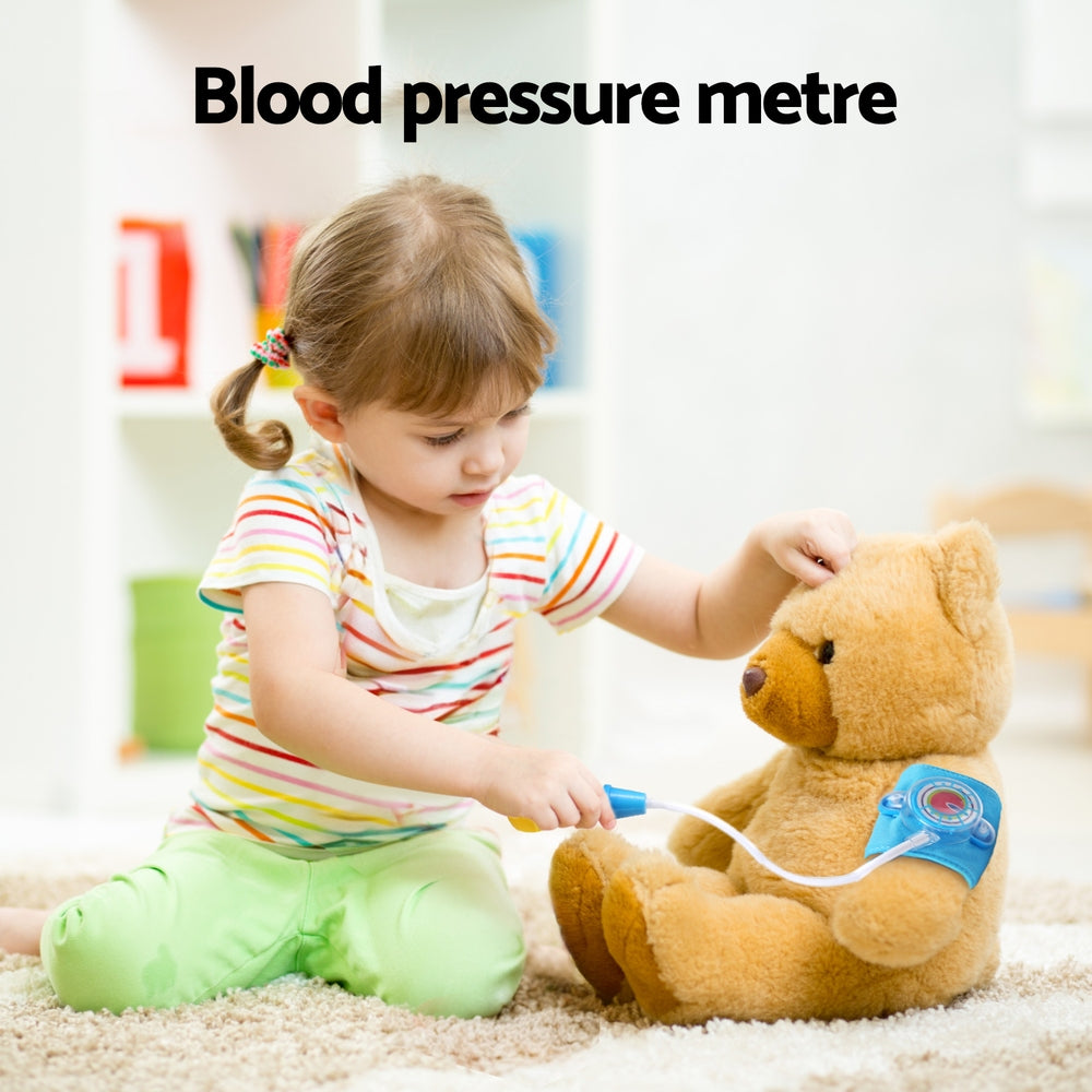 Keezi Kids Doctor Nurse Medical Case Pretend Play Set Stethoscope