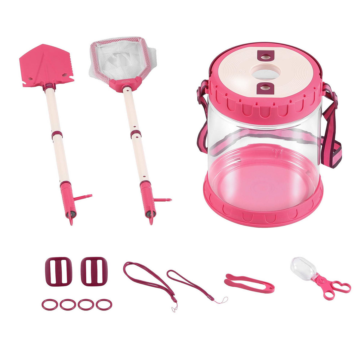 Keezi Kids Bug Catcher Kit 12pc Outdoor Explorer Toys Insect Viewer