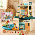 Keezi 2 Piece Kids Pretend Kitchen Playset Water Toys Fishing Game