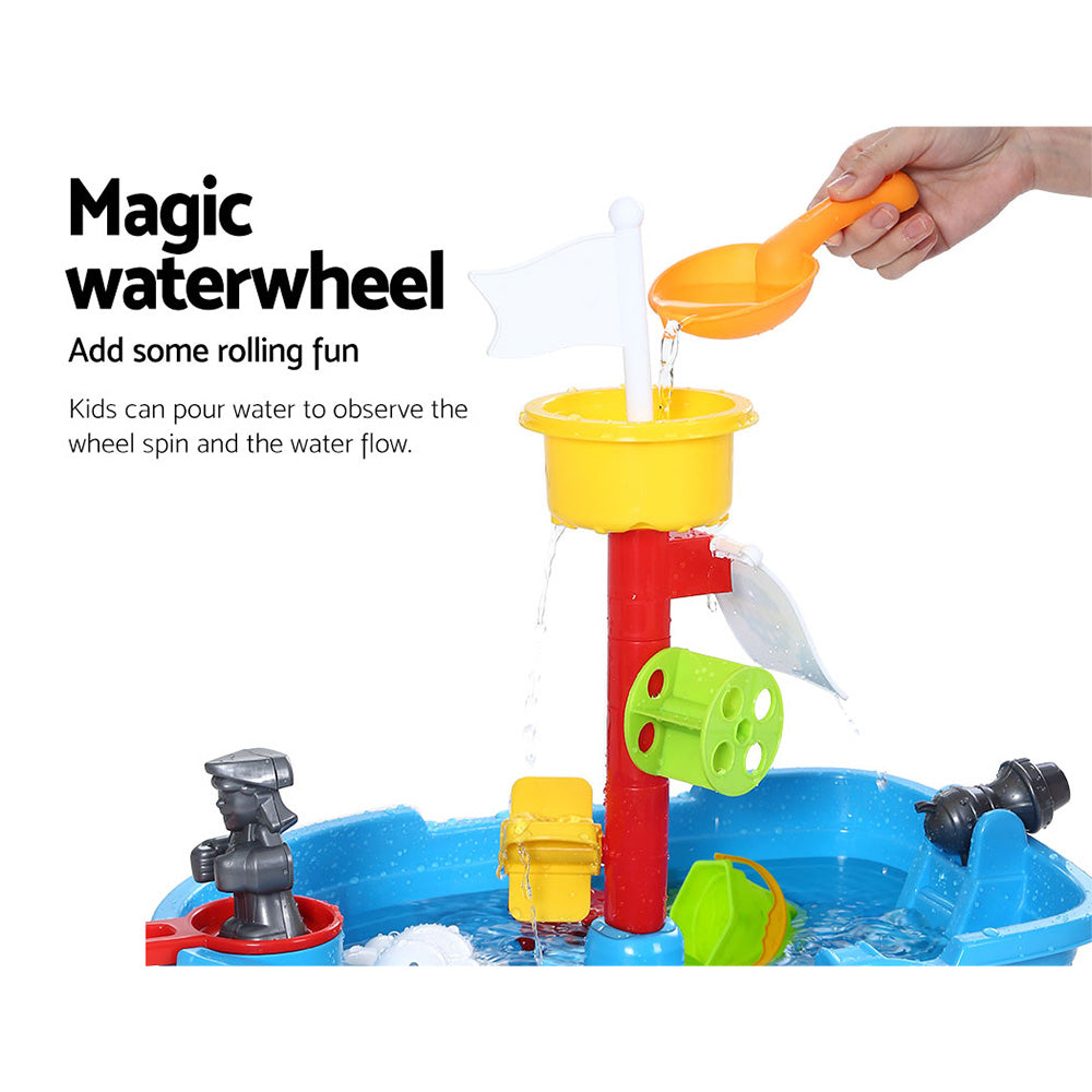 Keezi Kids Sandpit Pretend Play Set Outdoor Toys Water Table Activity