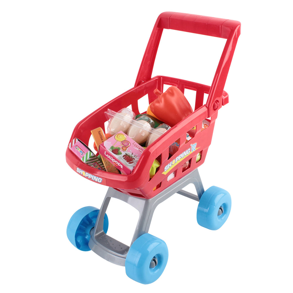 Keezi Kids Pretend Role Play Supermarket 24 Piece Playset Cash