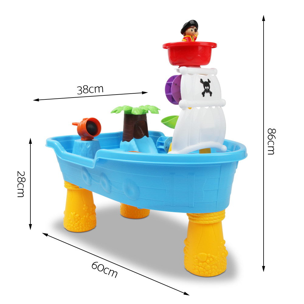 Keezi Kids Sandpit Pretend Play Set Sand Water Table Outdoor Beach