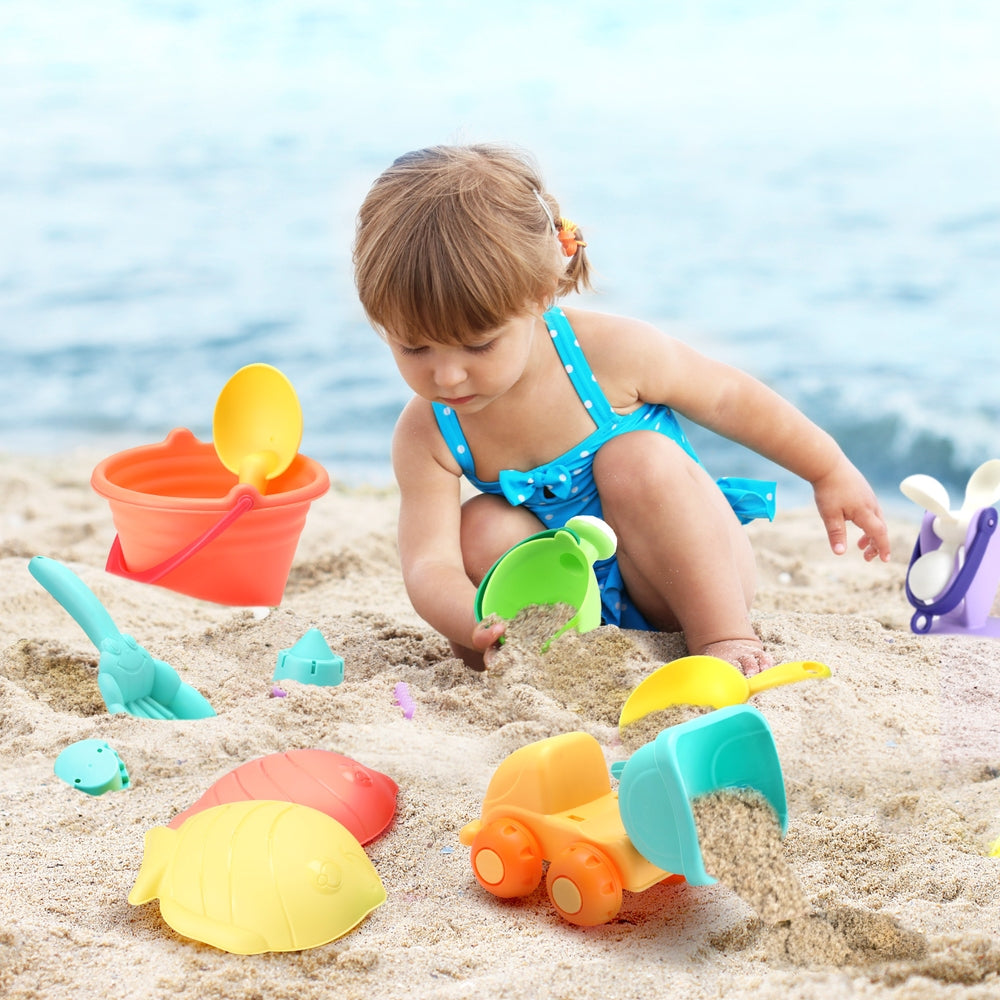 Keezi Kids Water Table Tool Kit Sand Truck Windmill Bucket Shovel