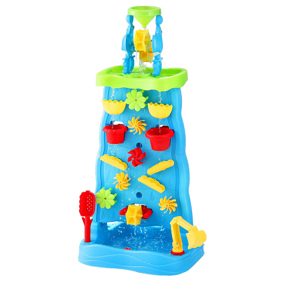 Keezi Kids Sand and Water Table Waterfall Wall Sandpit Toys Beach