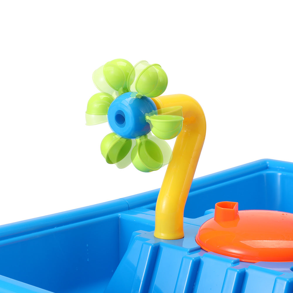 Keezi Kids Sand and Water Table Windmill Shovel Outdoor Sandpit Toys