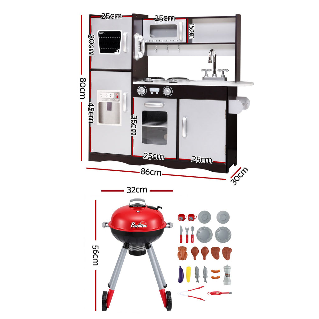 Keezi Kids Kitchen Playset BBQ Grill Toy