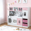 Keezi 2 Piece Wooden Kitchen Playset with Coffee Maker