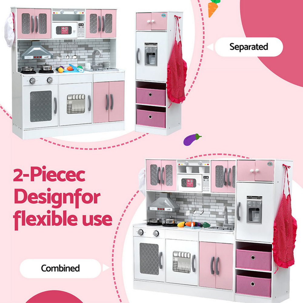 Keezi 2 Piece Wooden Kitchen Playset with Coffee Maker, photo 6 of 6