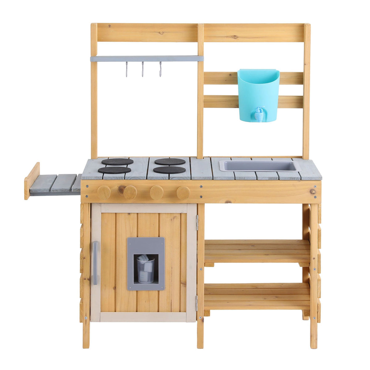 Keezi Kids Kitchen Playset Wooden Play Kitchen Mud Kitchen Toy