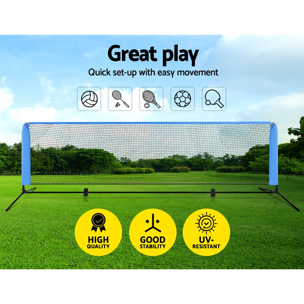 Everfit 3m Badminton Tennis Net Portable Volleyball Kit Adjustable
