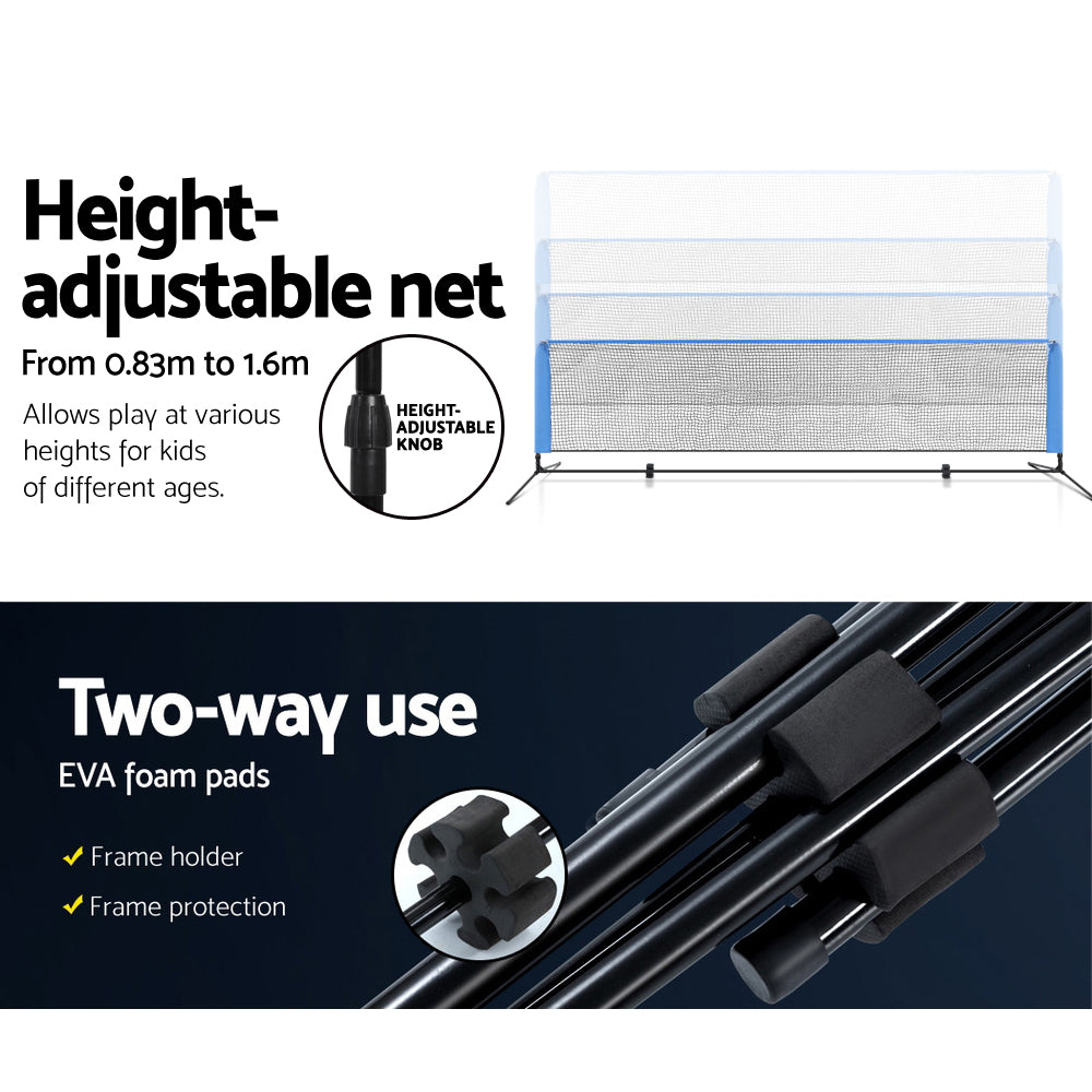 Everfit 4m Badminton Tennis Net Portable Volleyball Kit Adjustable