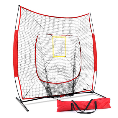 Everfit 7ft Baseball Net Pitching Kit