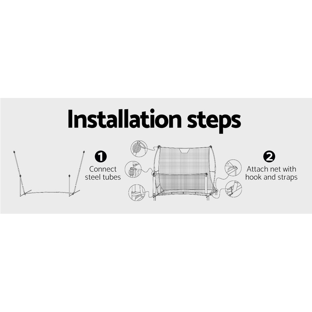 Everfit 1.8m Football Soccer Net Portable Goal Net Rebounder Sports