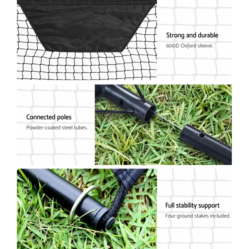 Everfit 2.1m Football Soccer Net Portable Goal Net Rebounder Sports