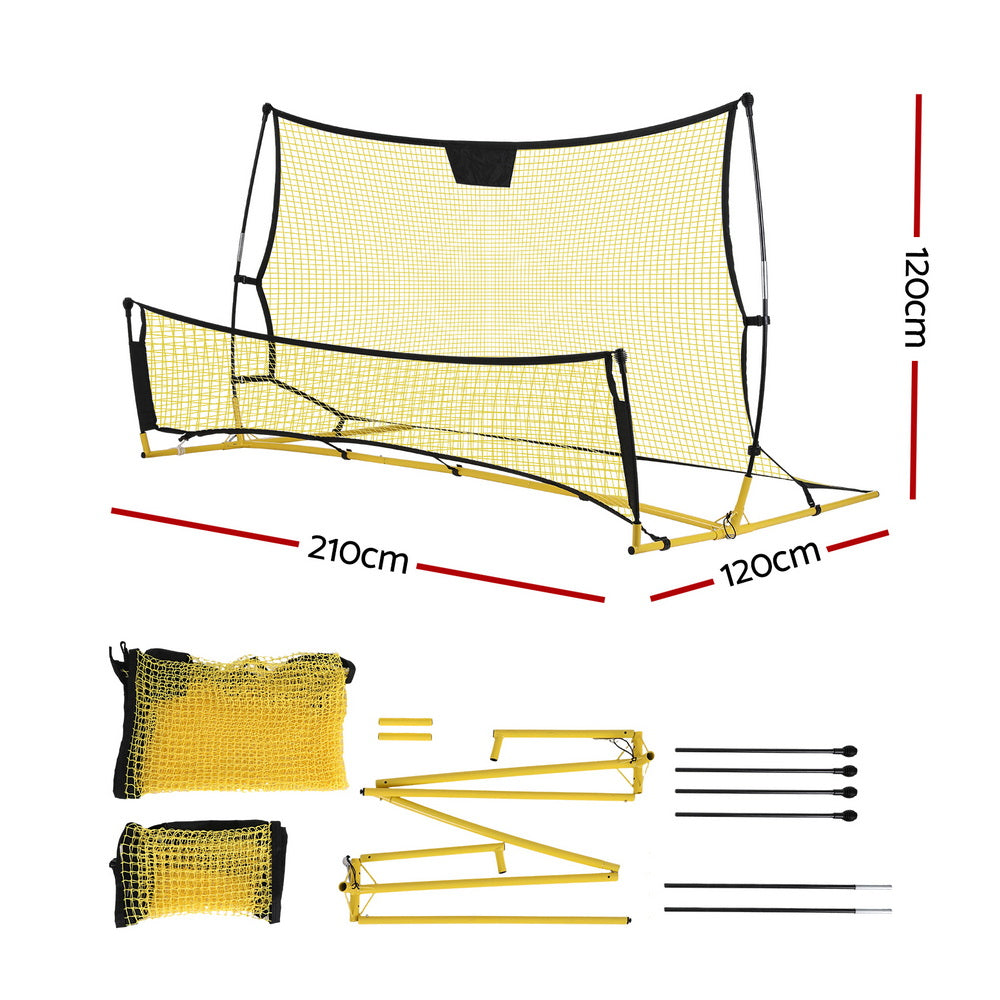 Everfit 2.1m Football Soccer Net Portable Goal Net Rebounder Sports