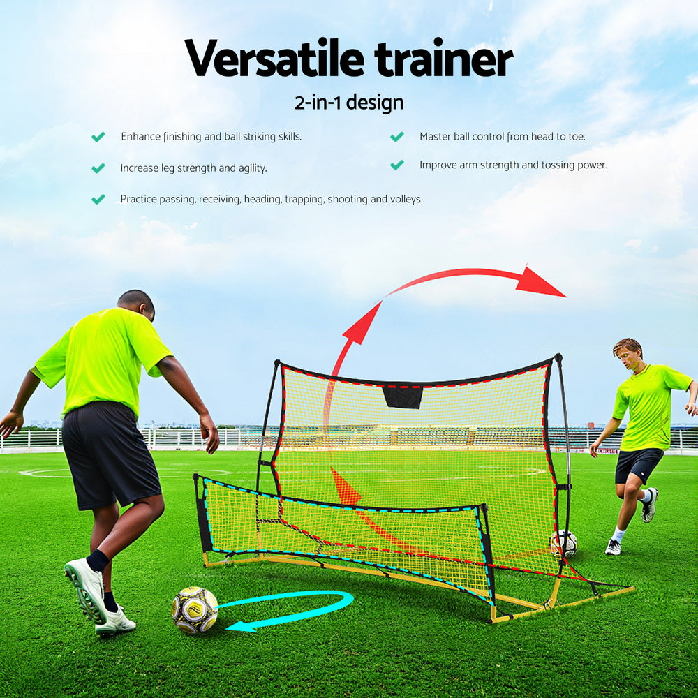Everfit 2.1m Football Soccer Net Portable Goal Net Rebounder Sports