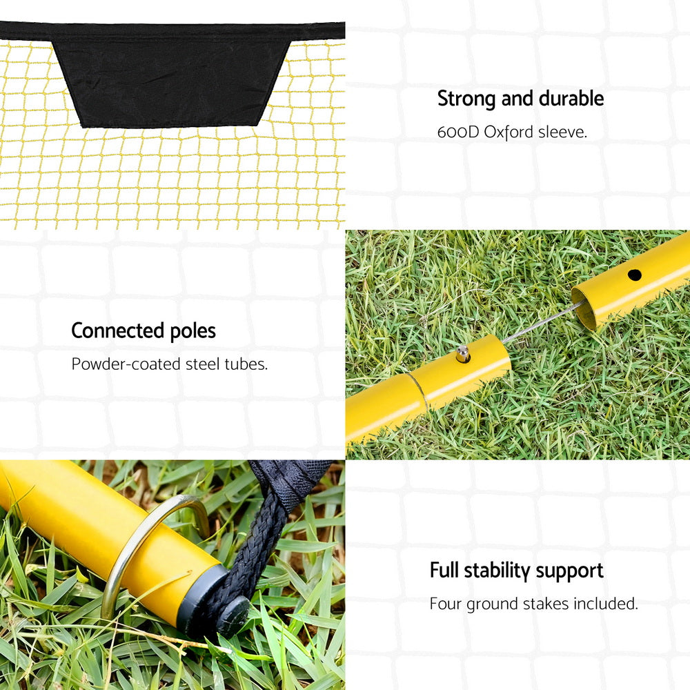 Everfit 2.1m Football Soccer Net Portable Goal Net Rebounder Sports
