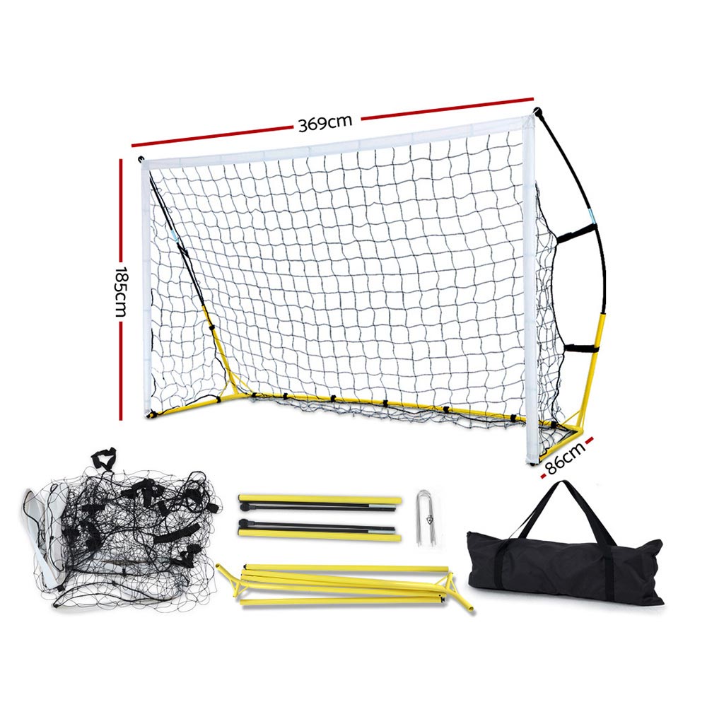 Everfit 3.6m Football Soccer Net Portable Goal Net Rebounder Sports