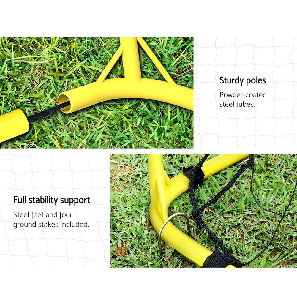 Everfit 2.4m Football Soccer Net Portable Goal Net Rebounder Sports