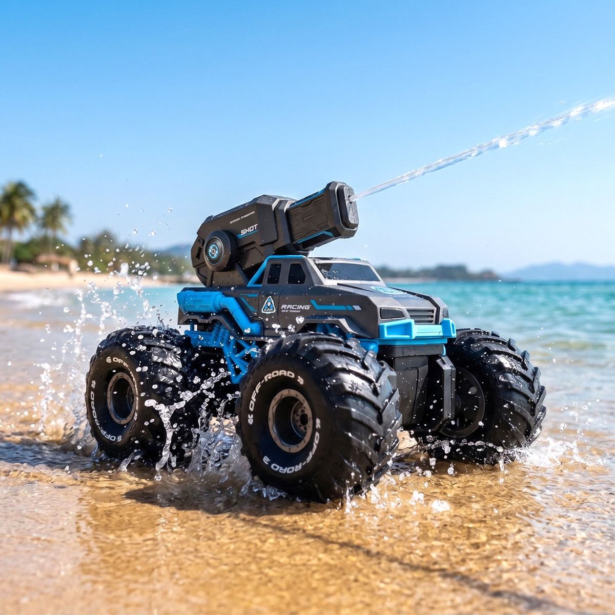 Keezi Kids Amphibious 2.4GHz Remote Control Car Boat