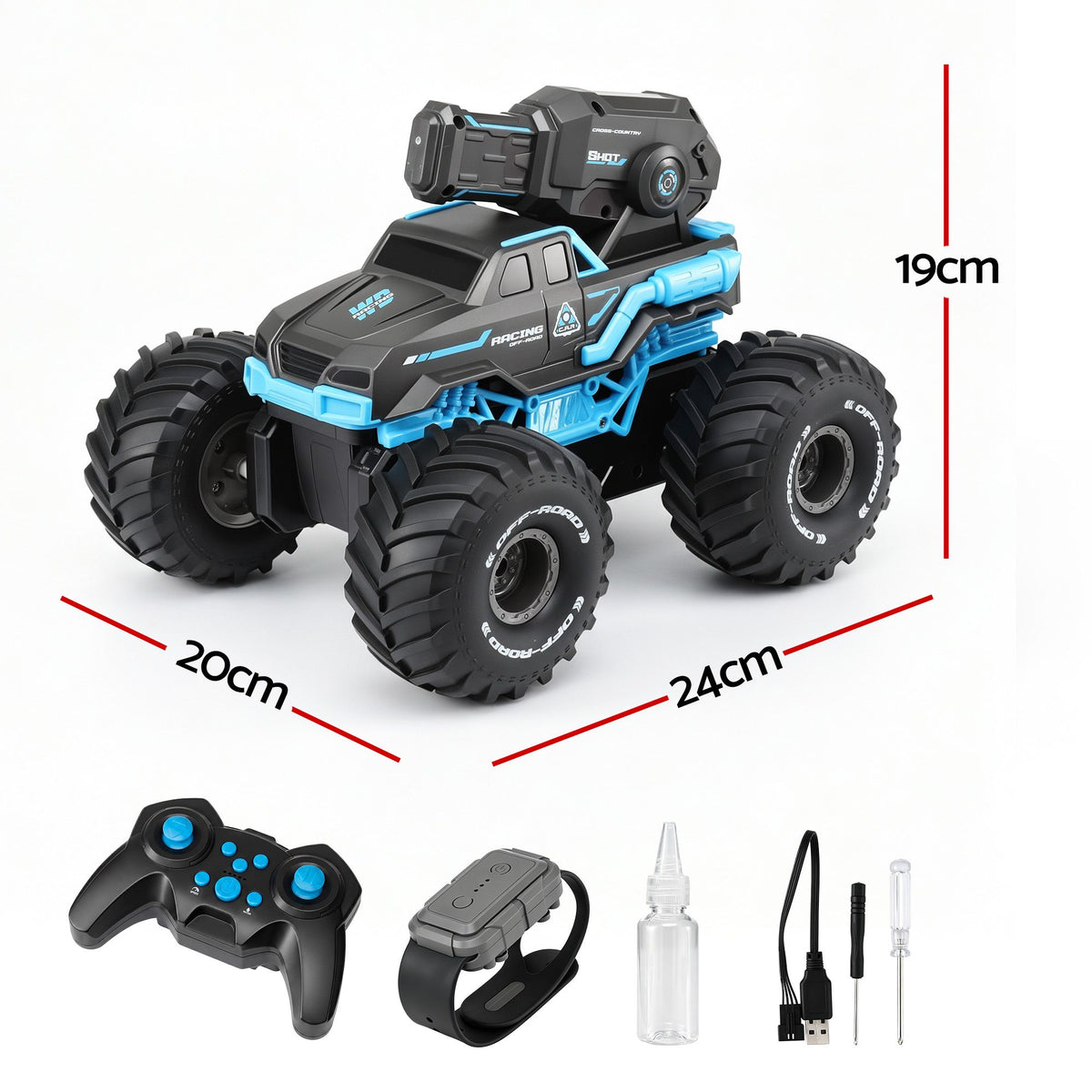 Keezi Kids Amphibious 2.4GHz Remote Control Car Boat