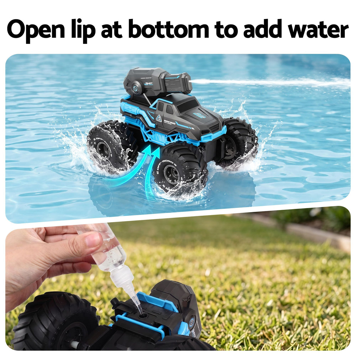 Keezi Kids Amphibious 2.4GHz Remote Control Car Boat