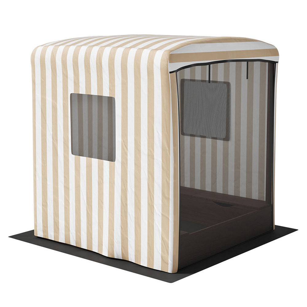 Keezi Kids Sandpit Wooden Sandbox Sand Pit
