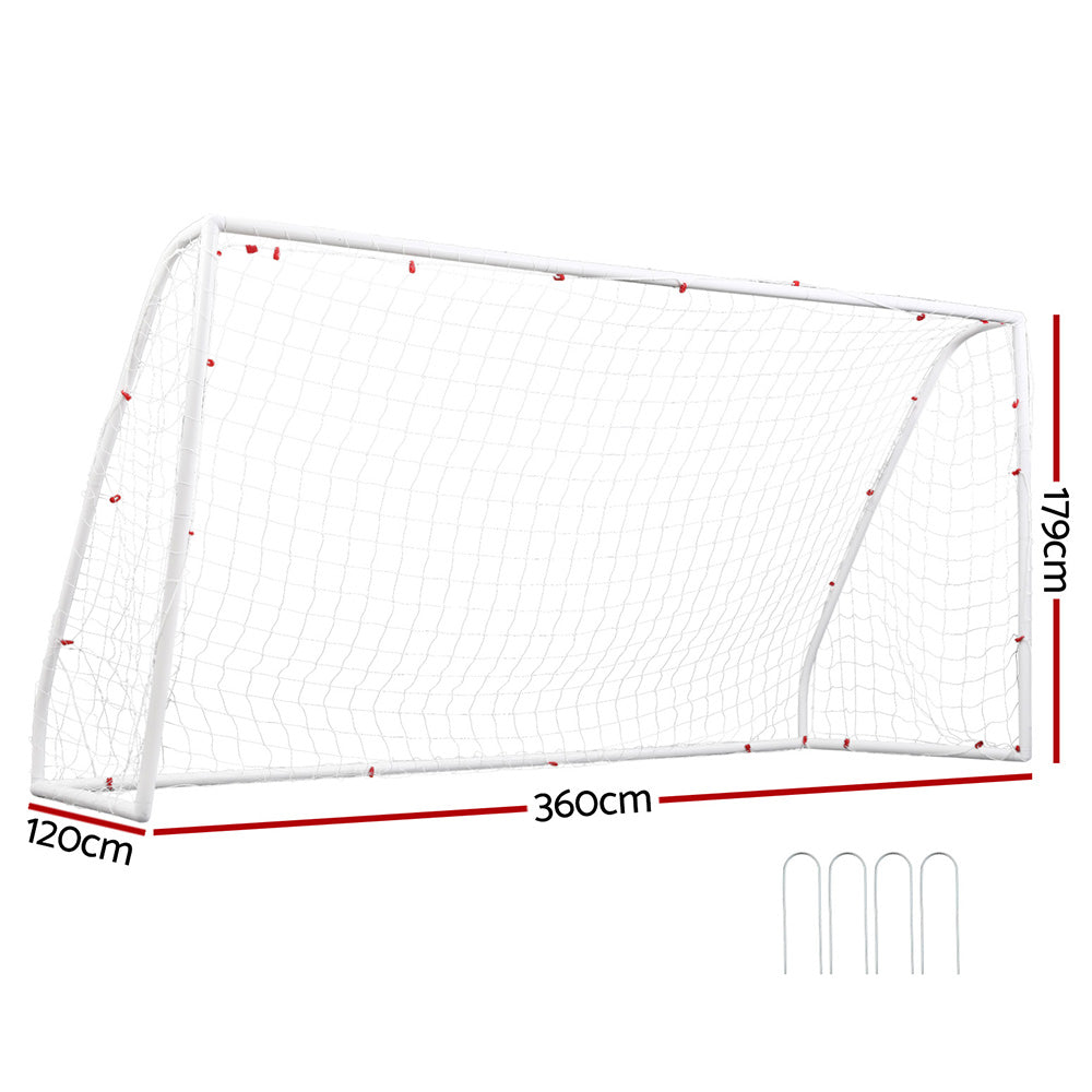 Everfit 12FT Soccer Football Goal Net UPVC Frame