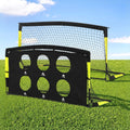 Everfit Pop Up Soccer Goals 2 Piece Set Target Net Kids Indoor Outdoor