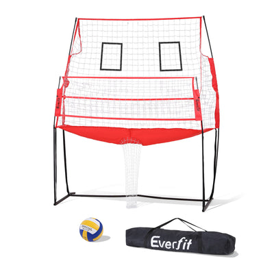 Everfit 8ft Volleyball Net Training Equipment Adjustable Height