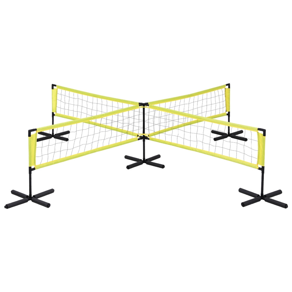 Everfit Water Volleyball Net Set Portable Swimming Pool Nets Game 4