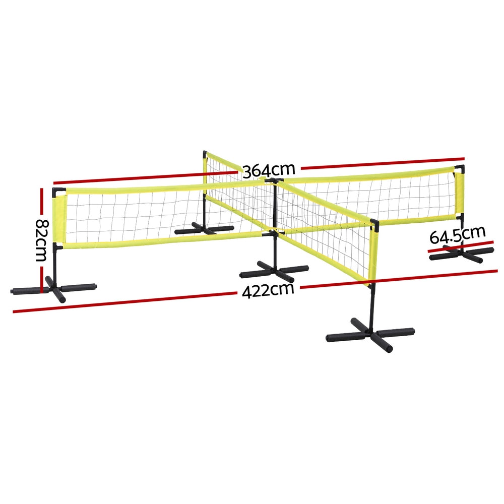 Everfit Water Volleyball Net Set Portable Swimming Pool Nets Game 4