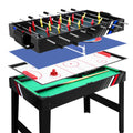 4-in-1 Games Table Soccer Foosball Pool Table Tennis Air Hockey Home