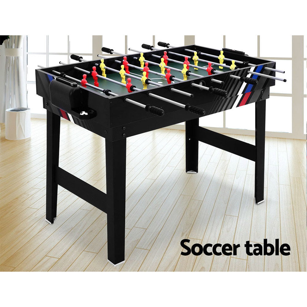 4-in-1 Games Table Soccer Foosball Pool Table Tennis Air Hockey Home