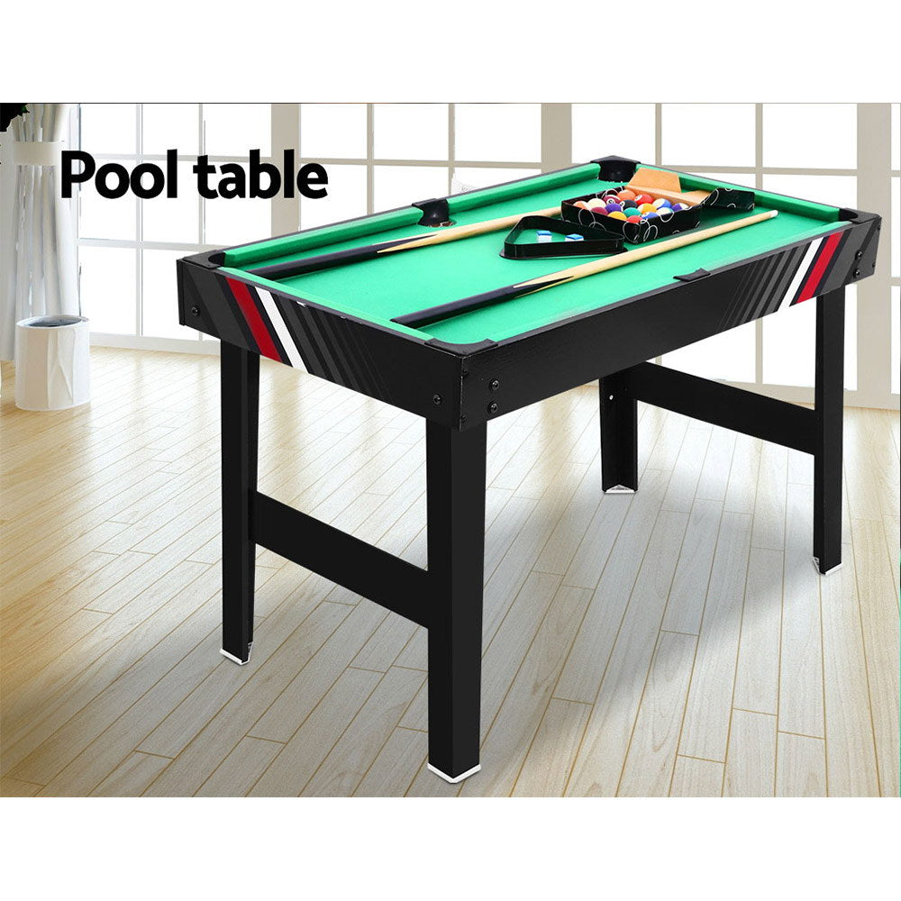 4-in-1 Games Table Soccer Foosball Pool Table Tennis Air Hockey Home