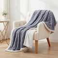 Giselle Bedding Double-Sided Fleece Throw Blanket