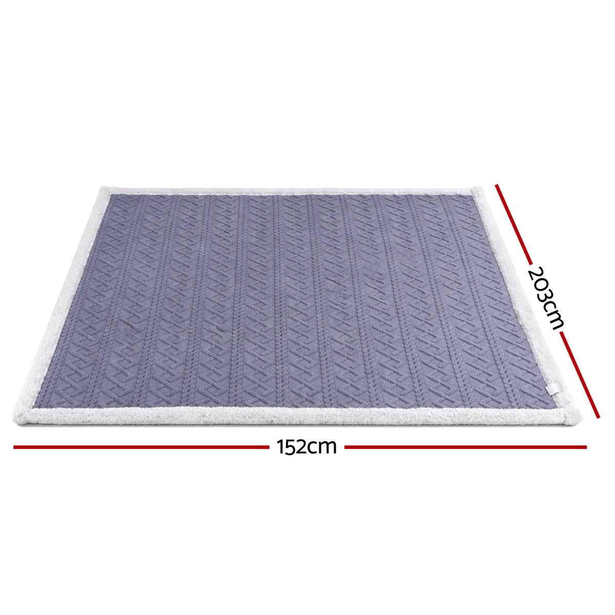 Giselle Bedding Double-Sided Fleece Throw Blanket