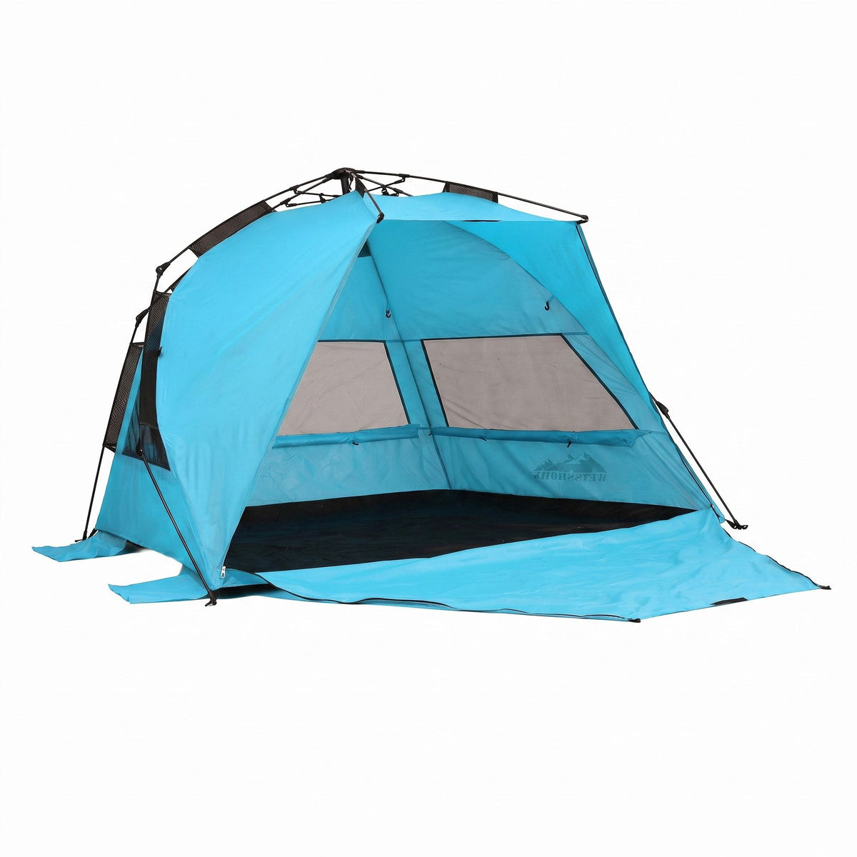 Weisshorn Beach Tent 3-4 Person Pop Up Sun Shade UPF 50 Automatic