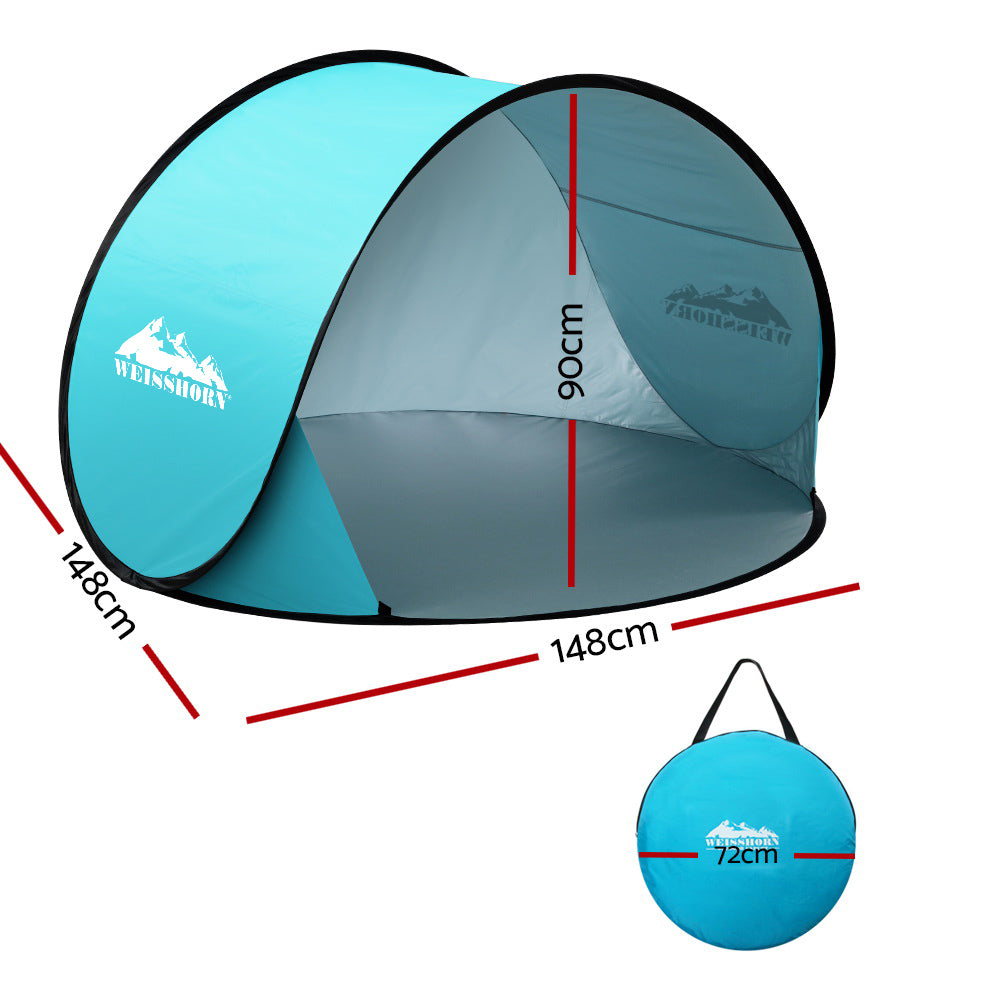 Weisshorn Pop Up Beach Tent Camping Portable Sun Shade Shelter