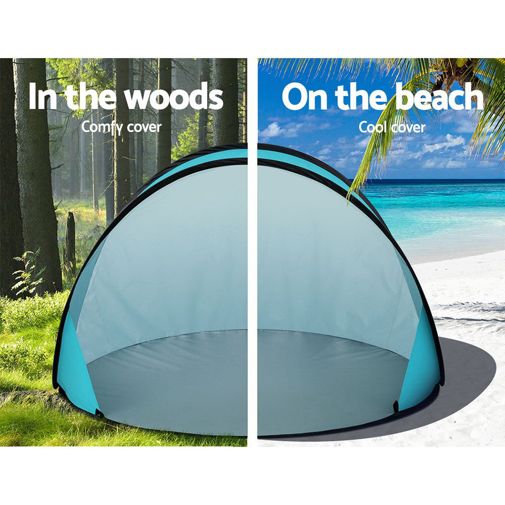 Weisshorn Pop Up Beach Tent Camping Portable Sun Shade Shelter