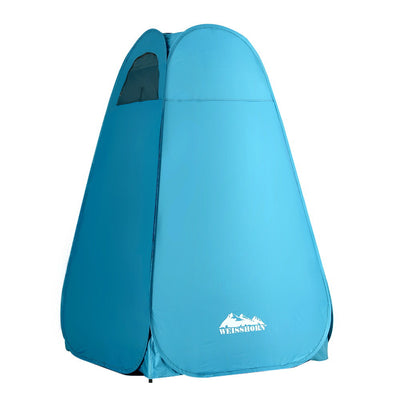 Weisshorn Pop Up Shower Tent, Change Room, Blue