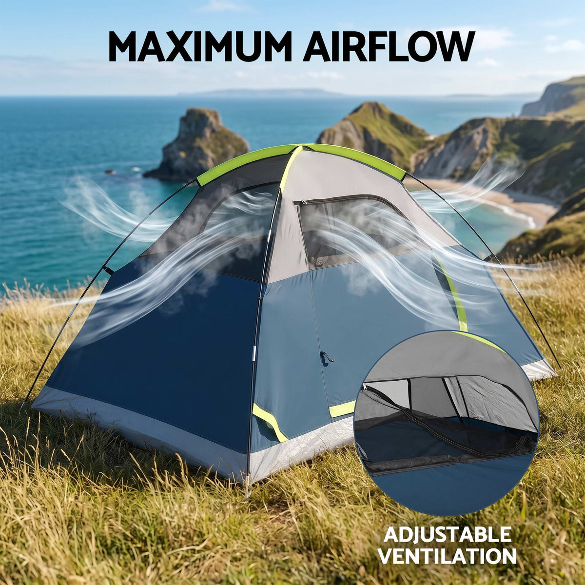 Weisshorn 2 Person Camping Dome Tent Lightweight Waterproof Outdoor