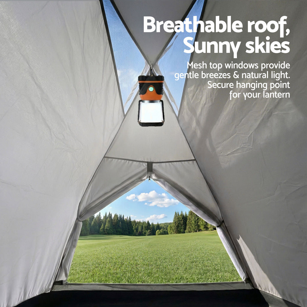 Weisshorn 2 Person Instant Pop Up Camping Tent Automatic Waterproof