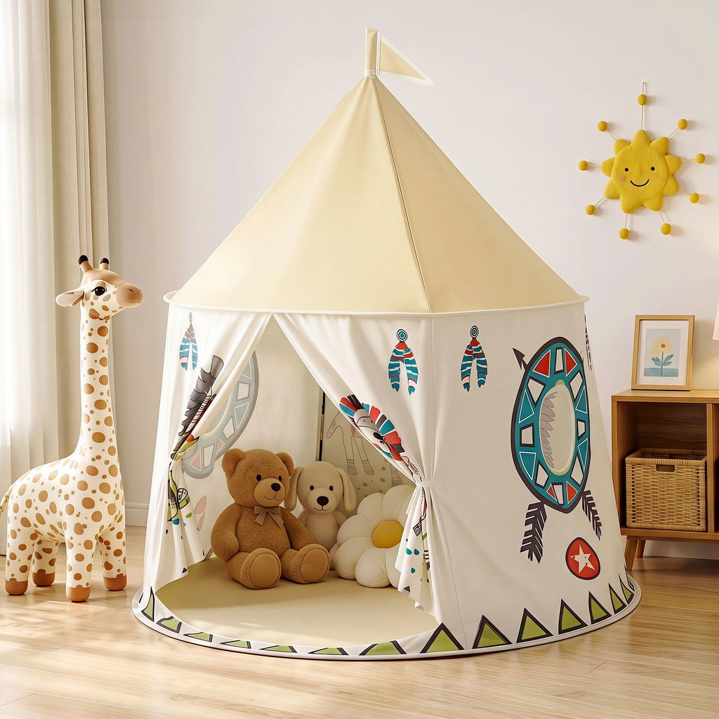 Keezi Kids Play Tent Playhouse Castle