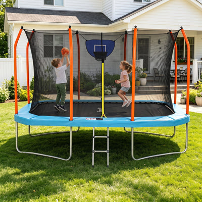 Everfit 12FT Kids Trampoline Rectangle Rebounder